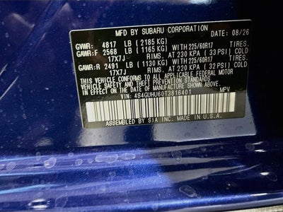 2026 Subaru CROSSTREK Wilderness