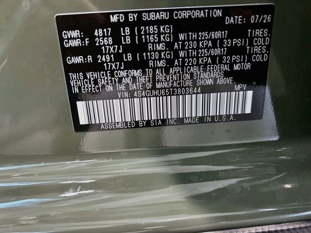 2026 Subaru CROSSTREK Wilderness