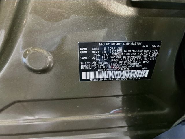 2027 Subaru ASCENT Limited