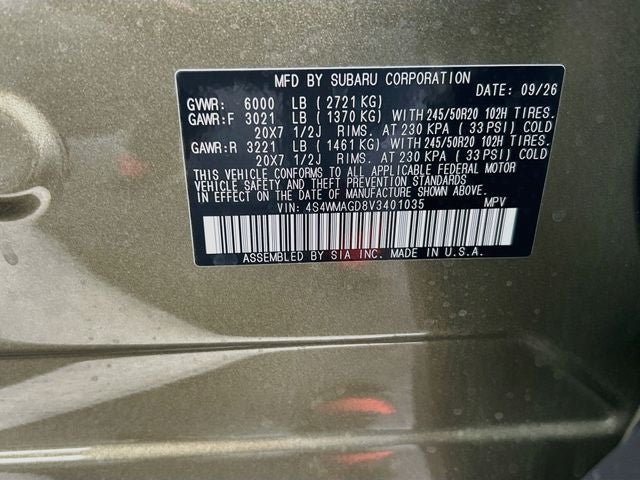2027 Subaru ASCENT Limited 7-Passenger