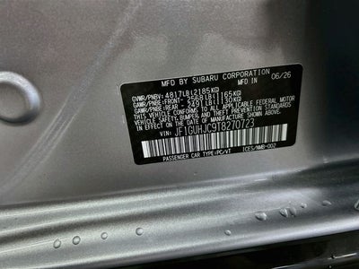 2026 Subaru IMPREZA RS