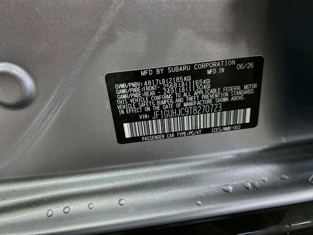 2026 Subaru IMPREZA RS