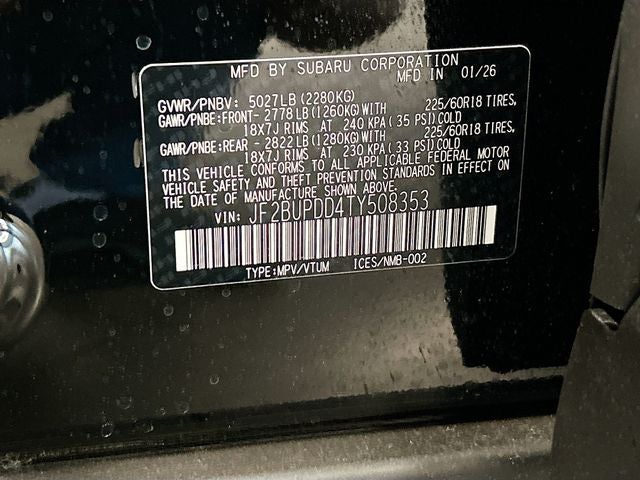 2026 Subaru OUTBACK Limited