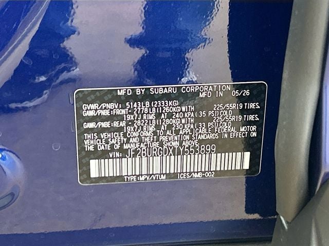 2026 Subaru OUTBACK Limited XT