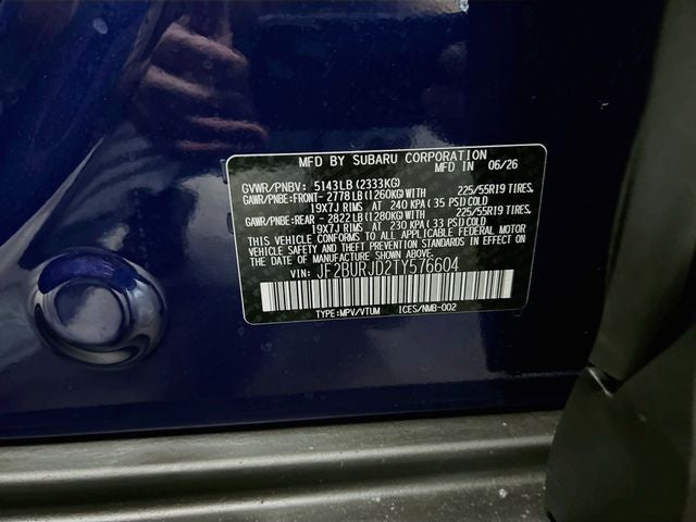 2026 Subaru OUTBACK Touring XT