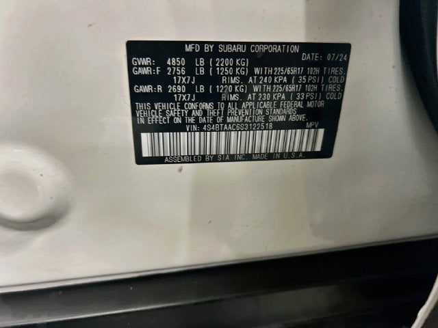 2025 Subaru Outback 2.5i