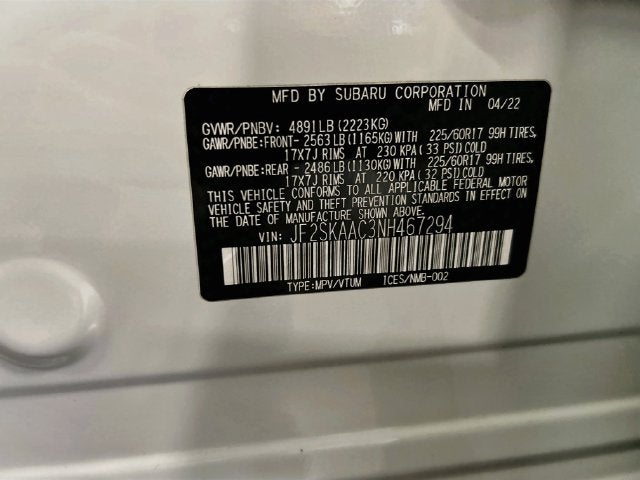2022 Subaru Forester Base