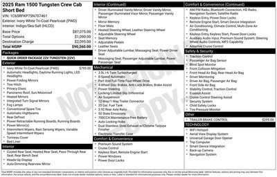 2025 RAM 1500 Tungsten
