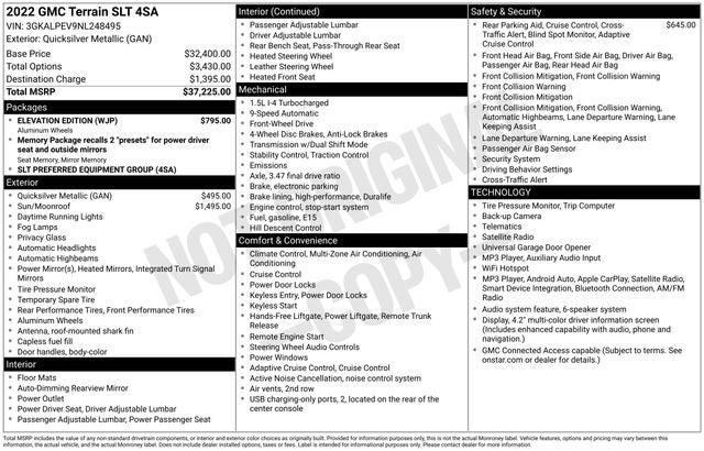 2022 GMC Terrain SLT