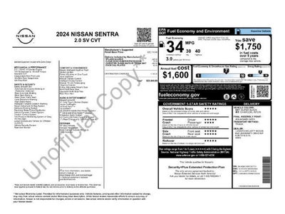 2024 Nissan Sentra SV