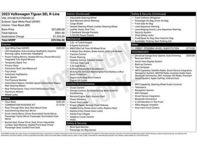 2023 Volkswagen Tiguan 2.0T SEL R-Line