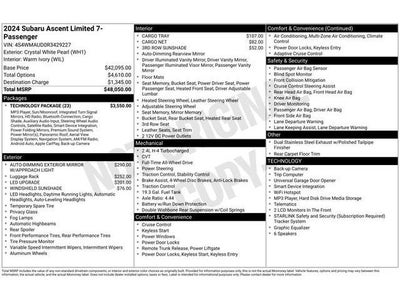 2024 Subaru Ascent Limited