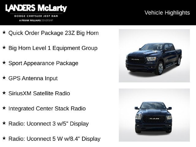 2023 RAM 1500 Big Horn/Lone Star