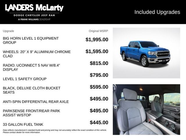 2023 RAM 1500 Big Horn/Lone Star