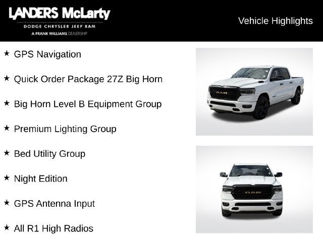 2023 RAM 1500 Big Horn/Lone Star