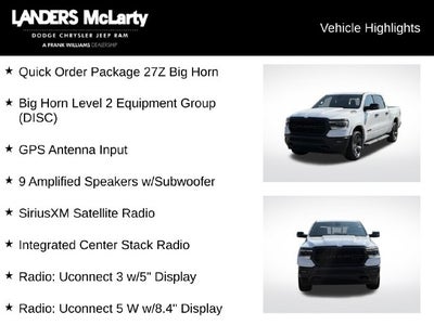 2023 RAM 1500 Big Horn/Lone Star