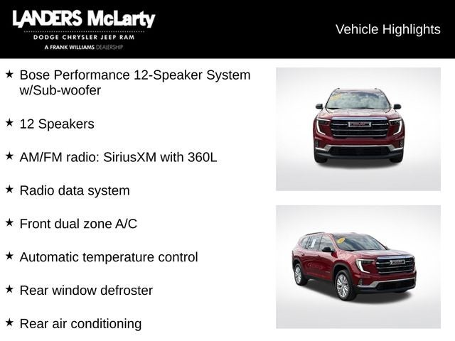 2024 GMC Acadia Elevation