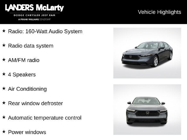 2025 Honda Accord LX