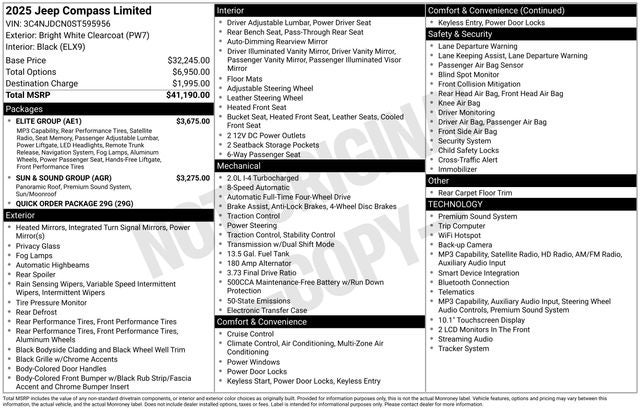 2025 Jeep Compass Limited