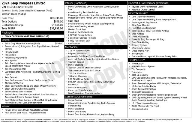 2024 Jeep Compass Limited