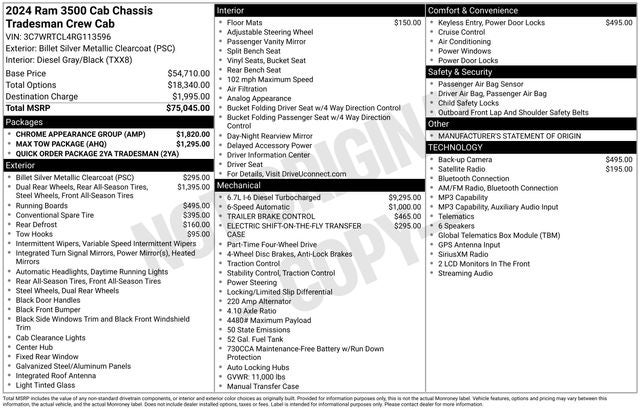 2024 RAM 3500 Tradesman