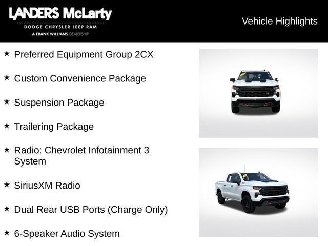2024 Chevrolet Silverado 1500 Custom Trail Boss