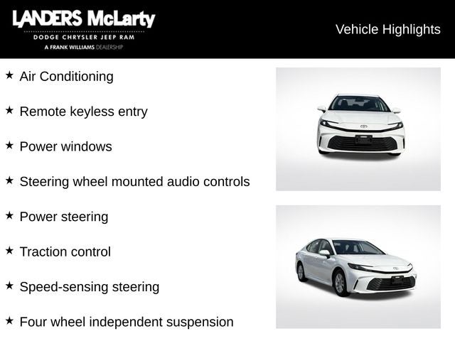 2025 Toyota Camry LE