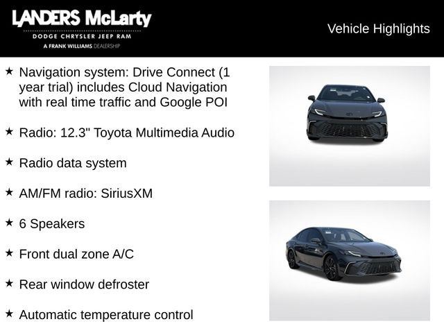 2026 Toyota Camry XSE