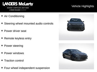 2026 Toyota Camry XSE