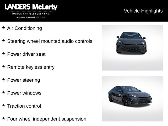 2026 Toyota Camry XSE