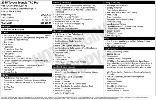 2025 Toyota Sequoia TRD Pro