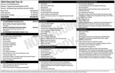 2024 Chevrolet Trax LS