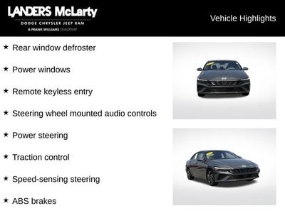 2025 Hyundai Elantra SEL Convenience