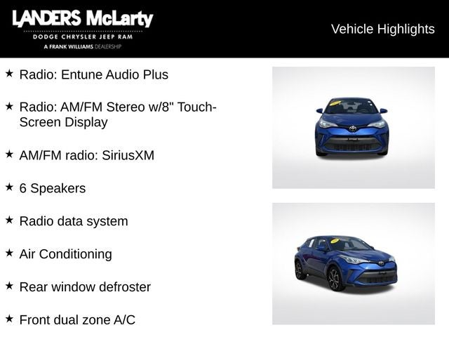 2020 Toyota C-HR XLE