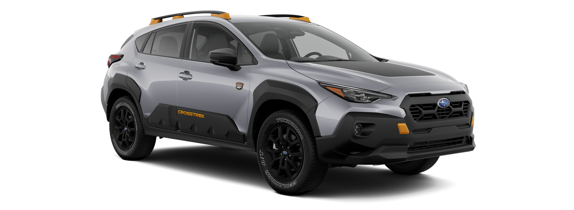 2025 Subaru Crosstrek Wilderness Shown in Ice Silver Metallic