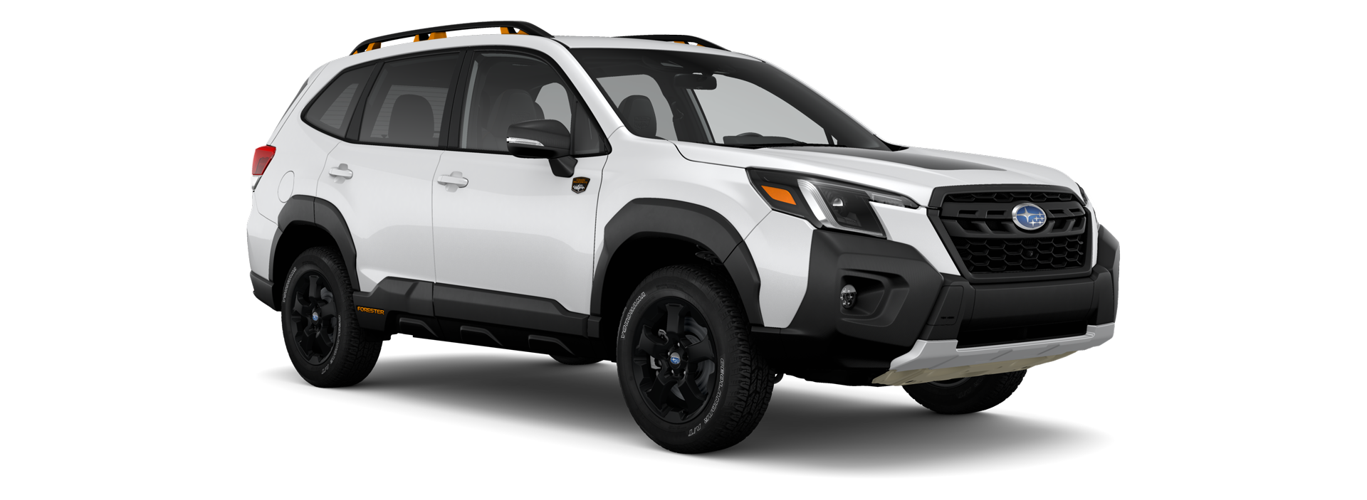 2025 Subaru Forester Wilderness Shown in Crystal White Pearl