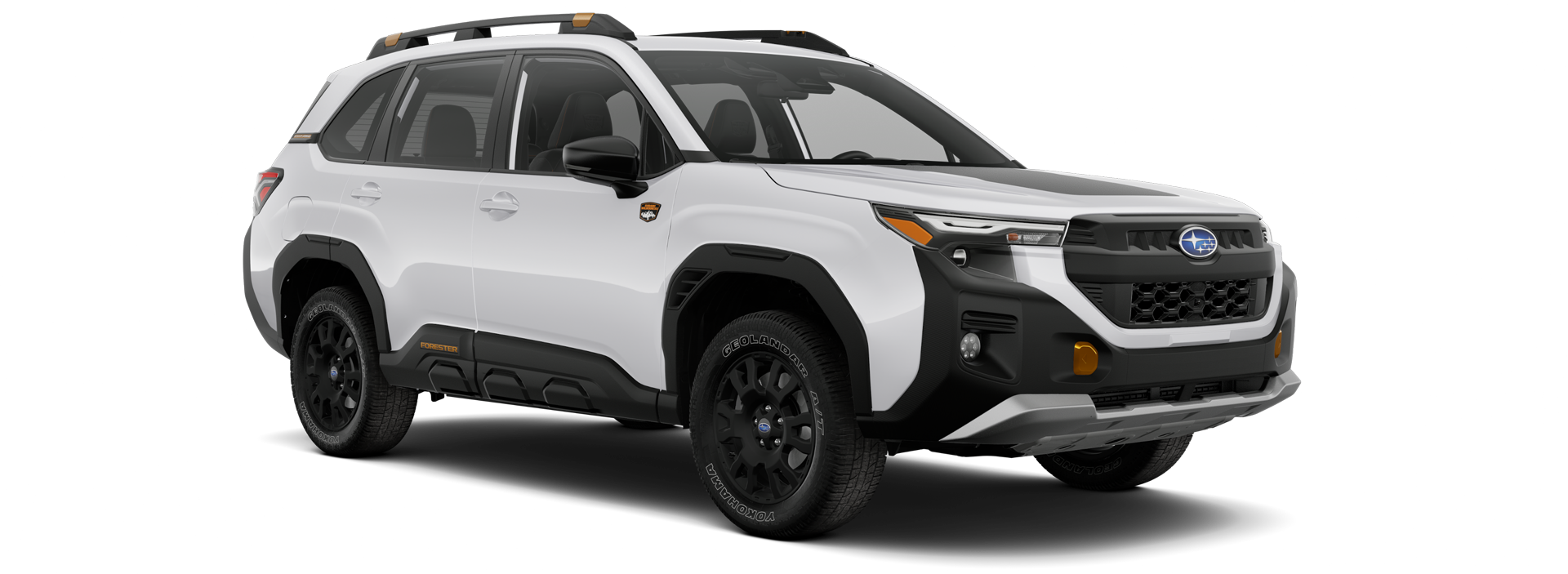 2026 Subaru Forester Wilderness Shown in Crystal White Pearl